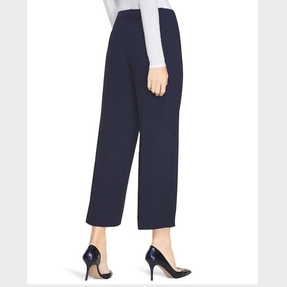 White House Black Market Wide-Leg Crop Pants - Picture 3 of 9